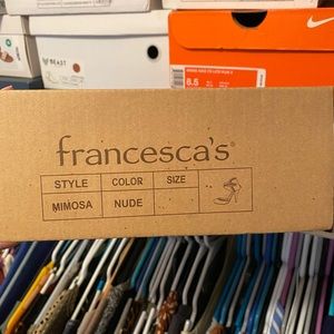 Nude/light pink Francescas Heels